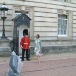Nicole changes the Guard at Buckingham Palace