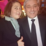 Nicole with Speaker of the House of Commons John Bercow